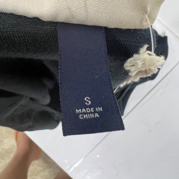 nwt Universal Thread Black Top Button Front Tie Front Short Sleeve size Small - Picture 9 of 11